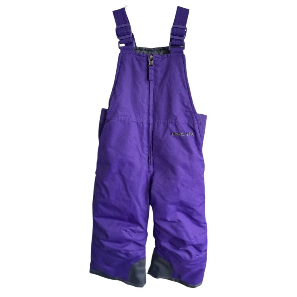 Arctix Purple Snow Bib Overalls Toddler Kids Winter Ski Snowboard‎ Pants 2T